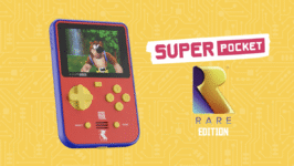 This retro-inspired handheld comes with Banjo-Kazooie and Battletoads in-built