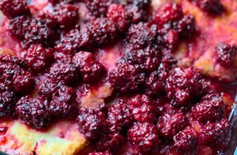 Outdated-Long-established Blackberry Deep Dish Cobbler